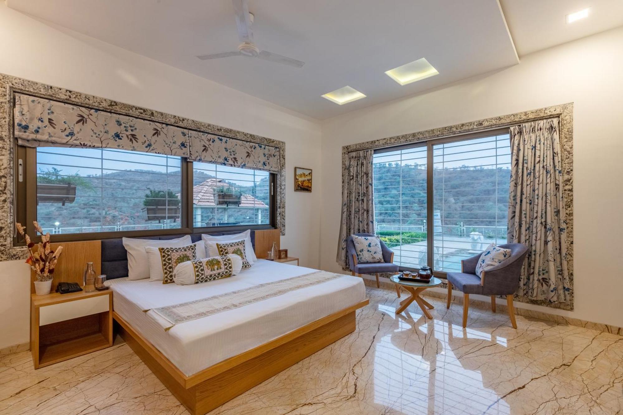 Elivaas Shourya Celesta Luxe 3bhk With Pvt Pool, Udaipur